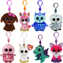 LLAVERO PELUCHE BEANIE BOOS TY OJOS SALTONES