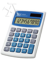 CALCULADORA BOLSILLO IBICO 082X 10 DIGITOS SOLAR/BATERIA