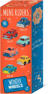 WONDER WHEELS SET DE 6 MINI COCHES
