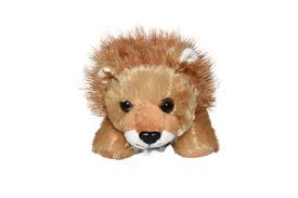PELUCHE LEON WILD REPUBLIC 18CM