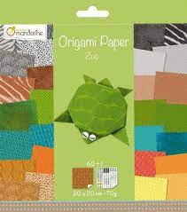 ORIGAMI PAPER ZOO 20X20CM 60H 70G