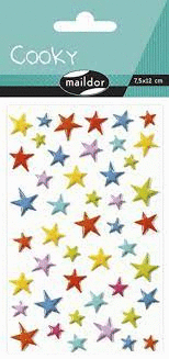 STICKERS COOKY ESTRELLAS COLORES
