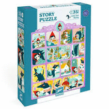 PUZZLE CUENTOS CAPERUCITA ROJA DJECO