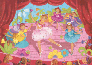 PUZZLE SILUETA LA BAILARINA