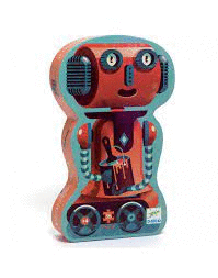 PUZZLE SILUETA BOB EL ROBOT 36