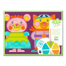 PINTURA CON PALETA LOS MOFLETUDOS