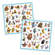 PEGATINAS AMIGUITOS SUAVES Y PELUDOS