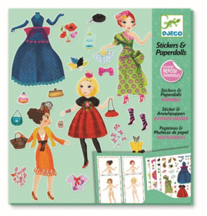 MUÑECAS DE PAPEL MODA A TOPE