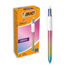 BIC BOLIGRAFO 4 COLORES GRADIENT