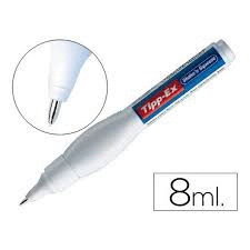 CORRECTOR TIPP-EX PEN 8ML SHAKER SQUEEZE