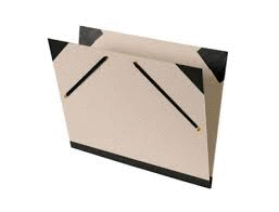 CARPETA DIBUJO 26X33 BRUT GOMAS GRIS CANSON