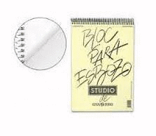 BLOC PARA ESBOZO STUDIO 50H 90G A5 DE GUARRO MICROPERFORADO