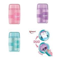 MAPED DUO GOMA + AFILALAPIZ CON DEPOSITO