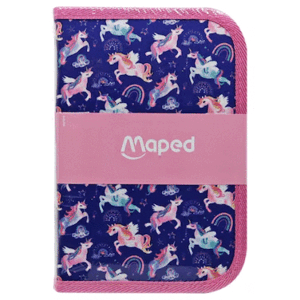ESTUCHE ESCUELA 2PISOS UNICORN MAPED