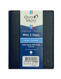 AGENDA QUO VADIS MINI 2 DAYS MARLOW AZUL