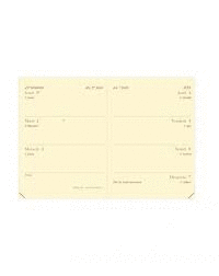 AGENDA QUO VADIS MINIWEEK MARLOW MARRON