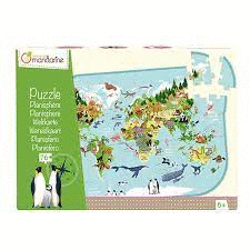 PUZZLE 76 PIEZAS PLANISFERIO