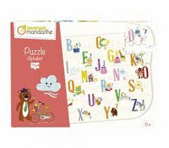 PUZZLE 76 PIEZAS ABCD LETRAS ALFABETO