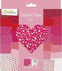 ORIGAMI PAPER LOVE 20X20 60H 70G