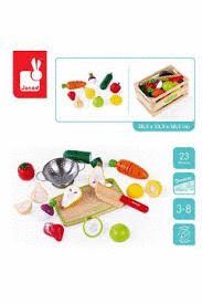 MAXI SET DE FRUTA Y VERDURAS VELCRO JANOD