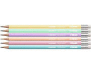 SWANO LAPIZ CON GOMA HB STABILO COLORES SURTIDOS