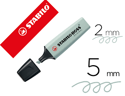 MARCADOR VERDE TIERRA NATURE STABILO FLUORESCENTE