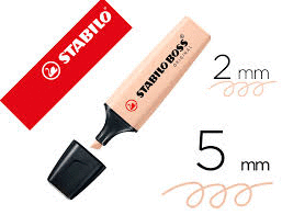 MARCADOR BEIGE NATURE STABILO FLUORESCENTE
