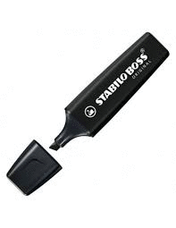 MARCADOR NEGRO STABILO MARKER BLACK ARTY