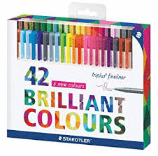 ESTUCHE 42 ROTULADORES TRIPLUS FINELINER STAEDTLER