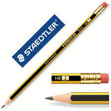 LAPIZ STAEDTLER NORIS 2HB C/GOMA