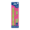 PACK STAEDTLER 2LAPICES 2HB +GOMA+AFILALAPIZ NEON VERDE