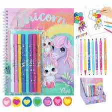 LIBRO COLOREAR UNICORN YLVI TOP MODEL