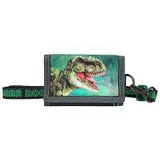 DINO WORLD MONEDERO CARTERA BILLETERA PARA COLGAR