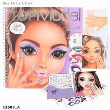 STYLE ME UP STICKERS NAILS&LIPS&MAKE-UP&JEWELLERY TOP MODEL 
