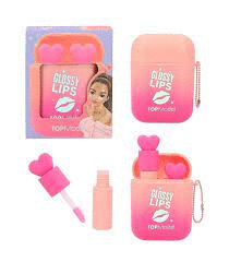 BRILLOS DE LABIOS EN FUNDA DE AURICULARES BEAUTY TOP MODEL