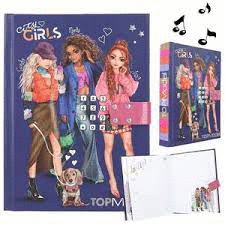 DIARIO CON CODIGO SECRETO TOP MODEL CITY GIRLS