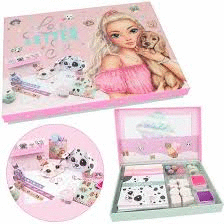 TOP MODEL SET CARTAS LOVE KITTY LETTER SET