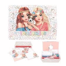 TOP MODEL ARCHIVADOR CON CARTAS Y PEGATINAS