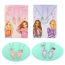 COLLAR BFF CORAZON PARTIDO ONE FOR YOU TOP MODEL