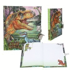 DINO WORLD DIARIO CON CANDADO