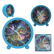 DINO WORLD RELOJ DESPERTADOR