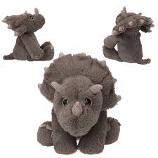 DINO WORLD PELUCHE FLOPPY TRICERATOPS