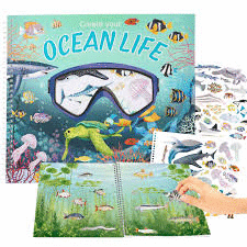 CREATE YOUR OCEAN LIFE PEGATINAS