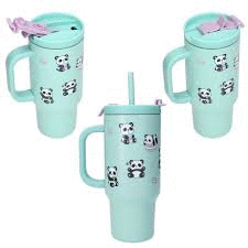 PENFECTION TO GO VASO CON PAJITA PANDA TOP MODEL