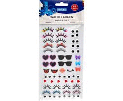 STICKERS OJOS LABIOS Y CORAZONES