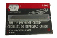 RECAMBIO SDI CUTTER ESTRECHO CUCHILLAS (10UNID)