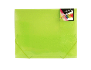 CARPETA A4 3 SOLAPAS POLIP VERDE
