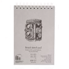 SM.LT BLOC DIBUJO BRISTOL ESPIRAL A5 30H 185GR 5EB-30TS