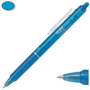 PILOT FRIXION CLICKER AZUL CLARO BORRABLE