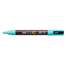 ROTULADOR POSCA PC-3 VERDE MARINO 0,9MM PINTURA BASE AL AGUA